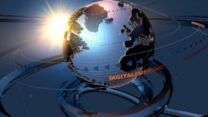 Digitalisierung Welt Erde Globus Vernetzung