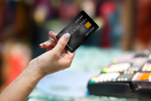 Kreditkarte mit Kreditrahmen