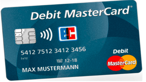 Debitkarte-Kreditkartenarten