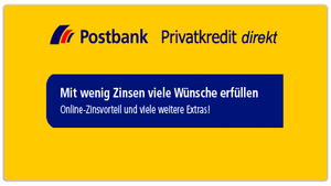 Postbank-Kredit-Vergleich