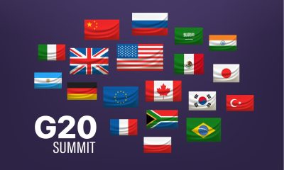 Flaggen der G20-Mitglieder (Bild: freepik, tovovan)