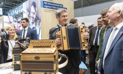 Der bayerische Ministerpräsident Markus Söder auf der IHM - Internationale Handwerksmesse München (Foto: GHM)