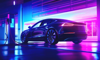 E-Auto an Ladestation - Tesla Quartalszahlen heute Krisenjahr 2024 Musk Prognose (Symbolbild, Foto: freepik, botlekostyabatler)