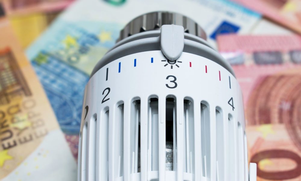 Heizungsthermostat und Geldscheine - Energiekosten 2024 Preise (Foto: Freepik, bildwasser)