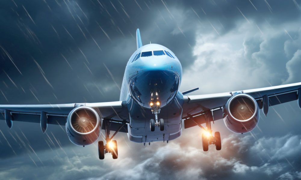 Verkehrsflugzeug vor Gewitterwolken (Foto: Freepik, Hashmi3) - Boeing Quartalszahlen: Sicherheitsmängel bei 737, Aktie in Turbulenzen – Prognose und Überblick