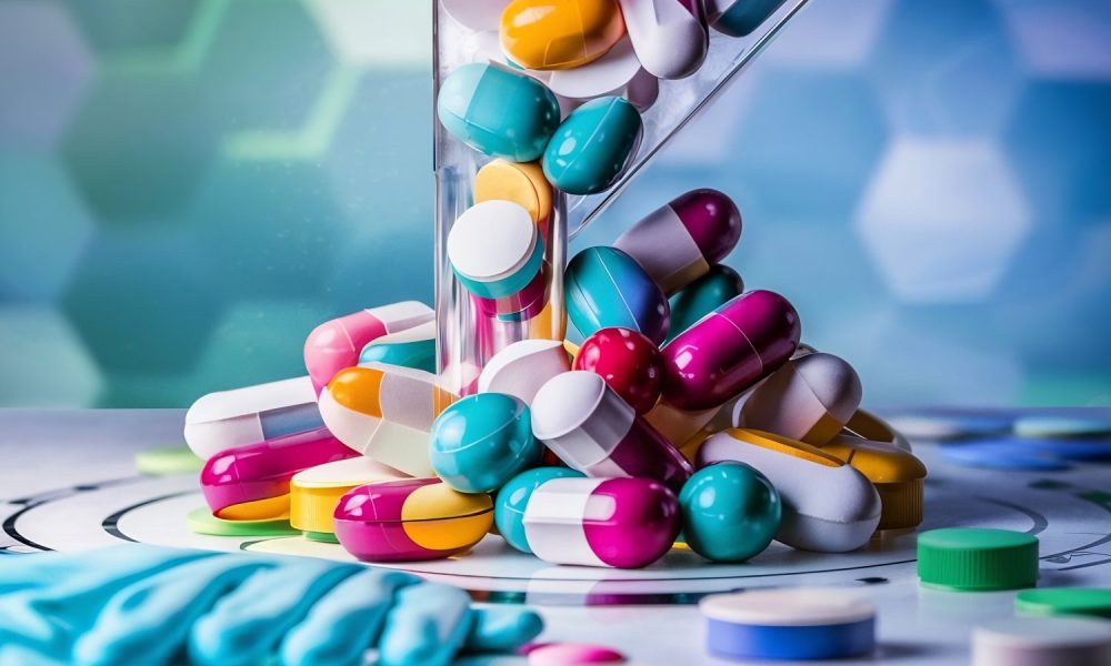 Viele bunte Pillen - Arzneimittel und KI: ChatGPT managt Einnahme von Medikamenten (Foto: Freepik, Flowo)