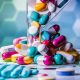 Viele bunte Pillen - Arzneimittel und KI: ChatGPT managt Einnahme von Medikamenten (Foto: Freepik, Flowo)