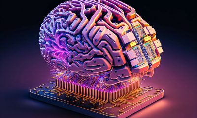 Illustriertes digitales Gehirn auf Computerchip - Nvidia Quartalszahlen (Foto: Freepik, artroomstudio)