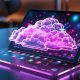 Laptop oder Tablet mit 3-dimensionaler Cloud (Symbolbild, Foto: freepik, nomannoor943)