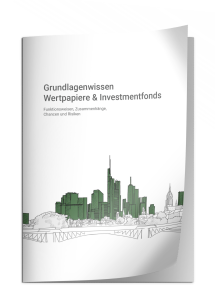 Cover von "Grundlagenwissen Wertpapiere & Investmentfonds“ der Hamburger Educate Finance GmbH