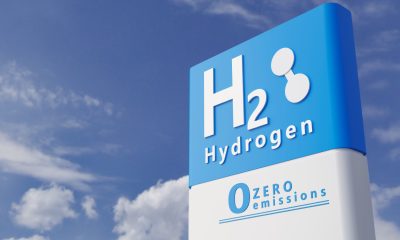 Illustration einer Wasserstoff-Tankstelle