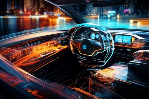 Futuristisches Auto-Cockpit (Foto: freepik, graystudiopro1) - Sprechendes Auto: Continental nutzt generative KI von Google