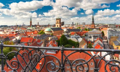 Luftbild von Dänemarks Hauptstadt Kopenhagen
